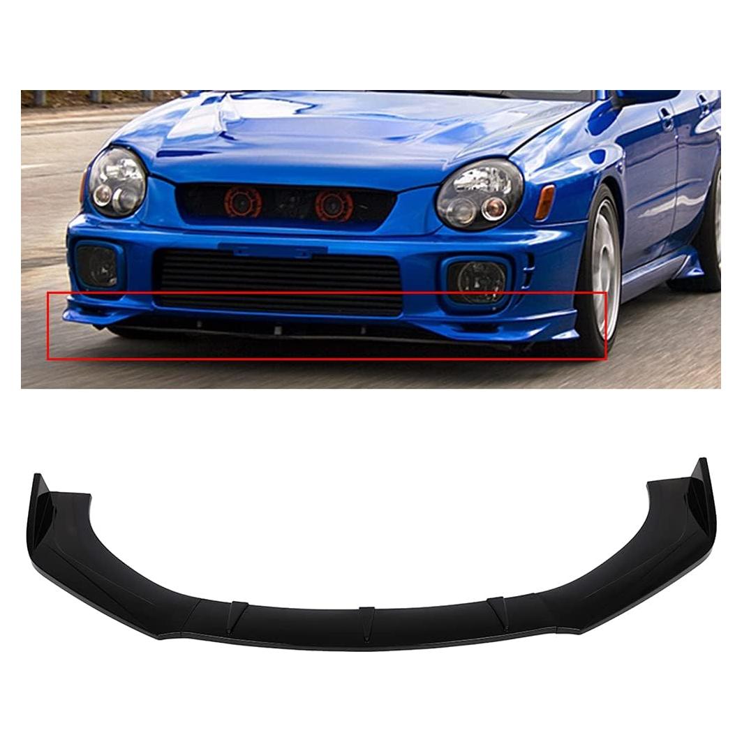 Lip Spoiler Frontal Universal SCITOO Negro Brillante 95x17 cm