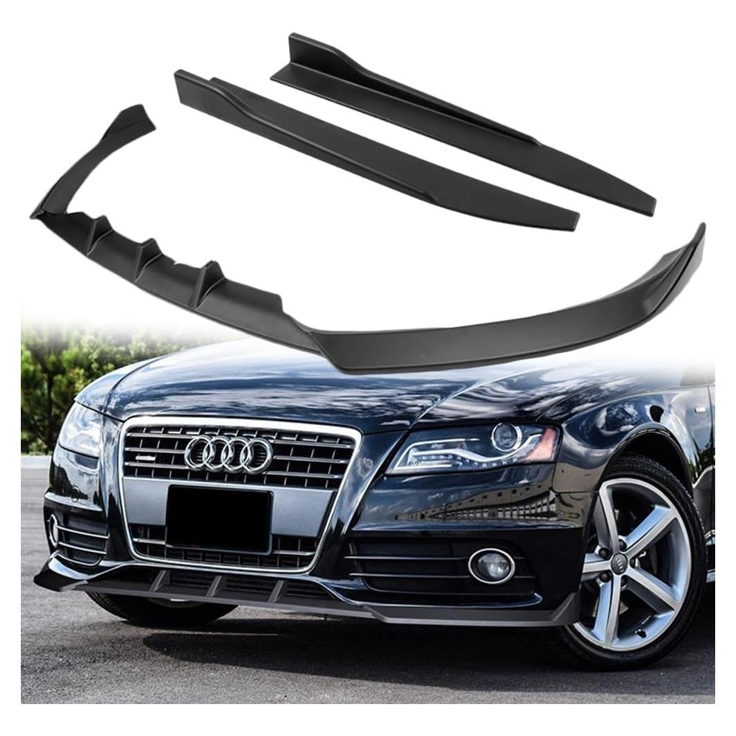 Lip de Parachoques Delantero W-POWER para Audi A4 B8 2009-2012