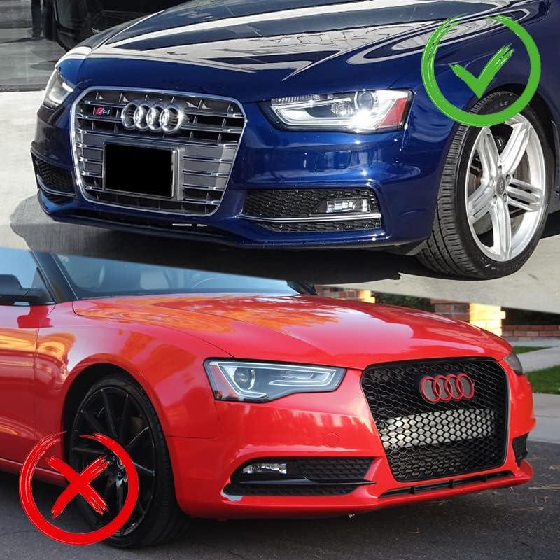 Kit de Labio de Parachoques Frontal 3 Piezas DriftX para Audi A5/S5 2013-2016