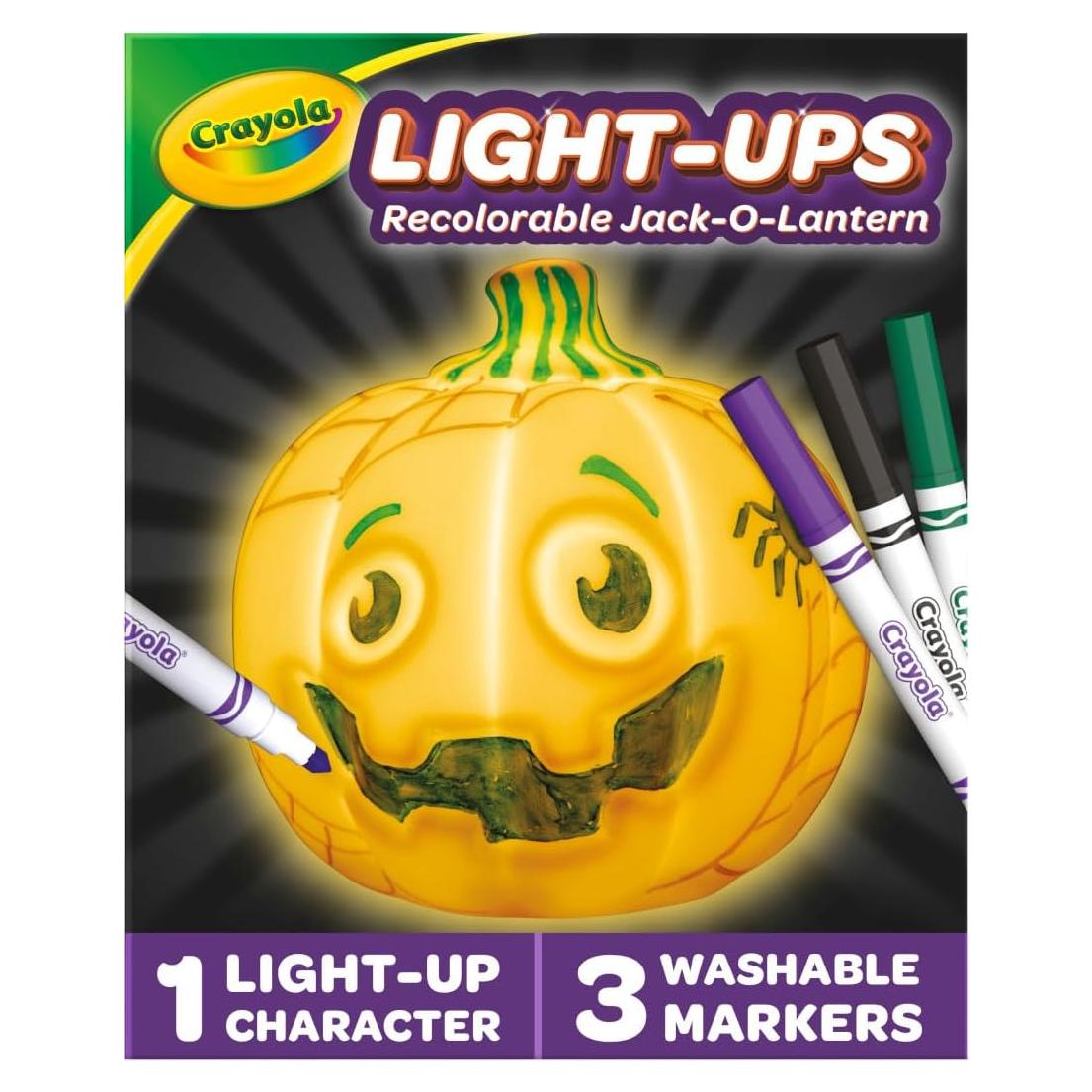 Crayola Light-Ups Calabaza Iluminada Reutilizable 10,8 cm