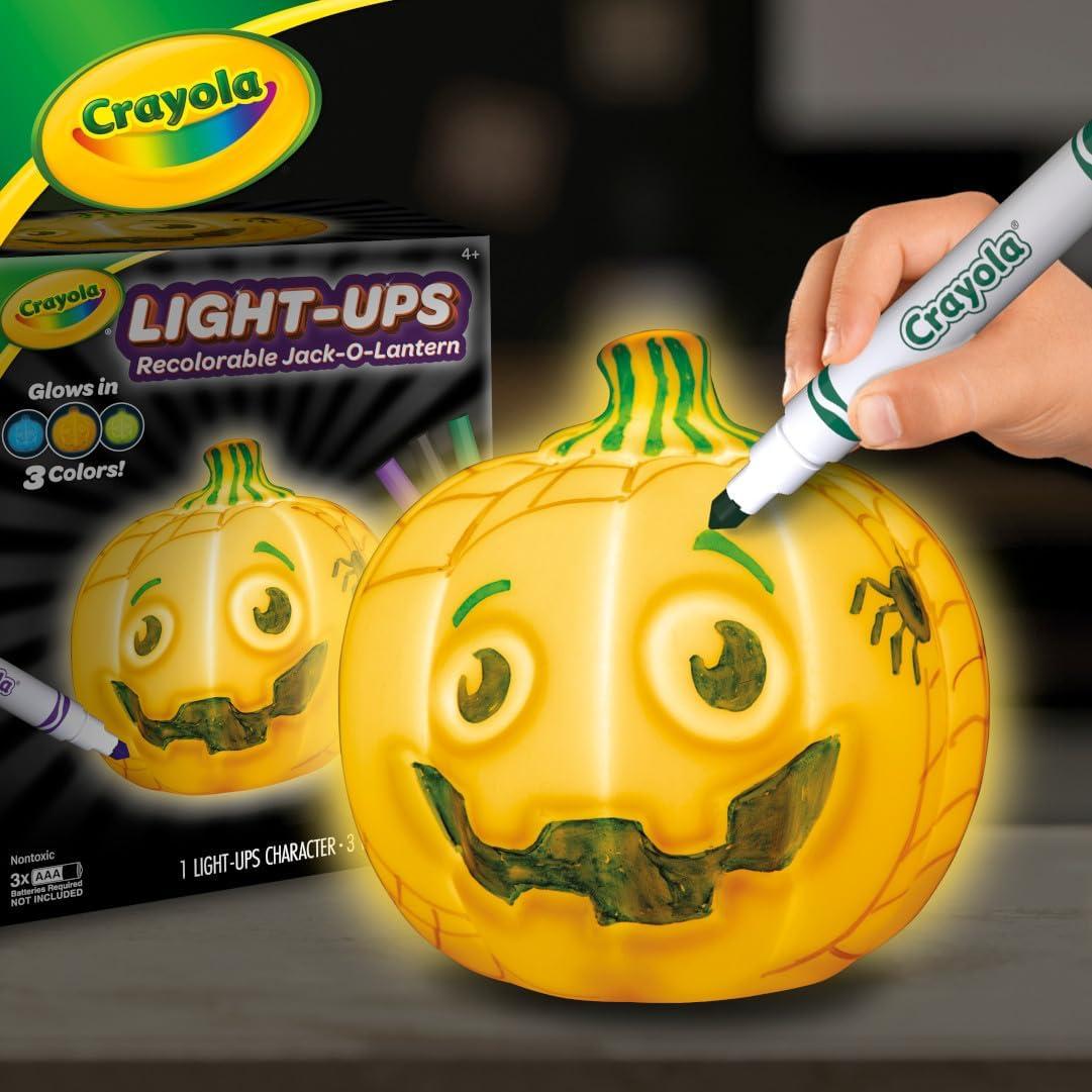 Crayola Light-Ups Calabaza Iluminada Reutilizable 10,8 cm