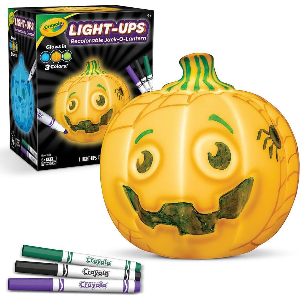 Crayola Light-Ups Calabaza Iluminada Reutilizable 10,8 cm