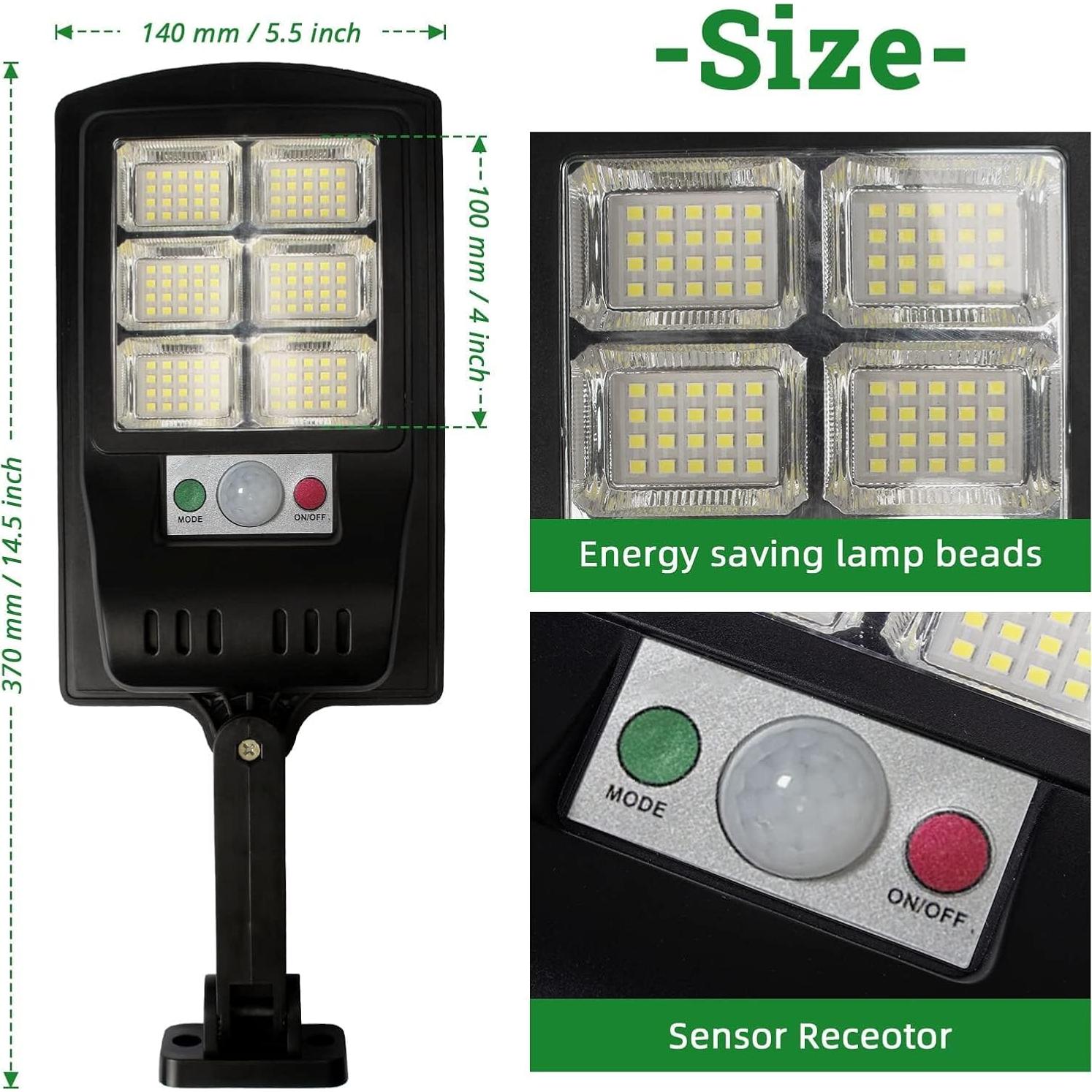 Luces Solares Exteriores Duewot 1000 Lúmenes con Sensor