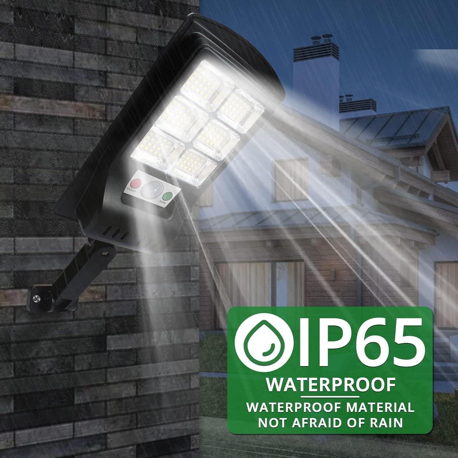 Luces Solares Exteriores Duewot 1000 Lúmenes con Sensor