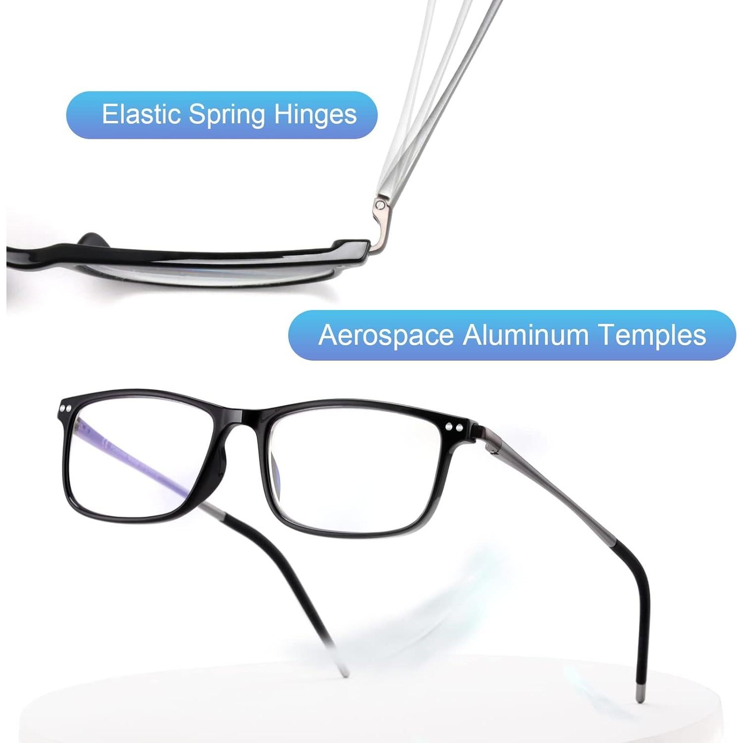 Gafas de Lectura Progresivas SKYOAK +2.5 Luz Azul Hombres