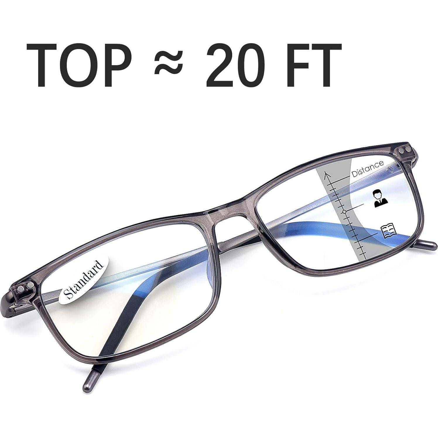 Gafas de lectura progresivas Skyoak +2.5 TR90 bloqueo luz azul