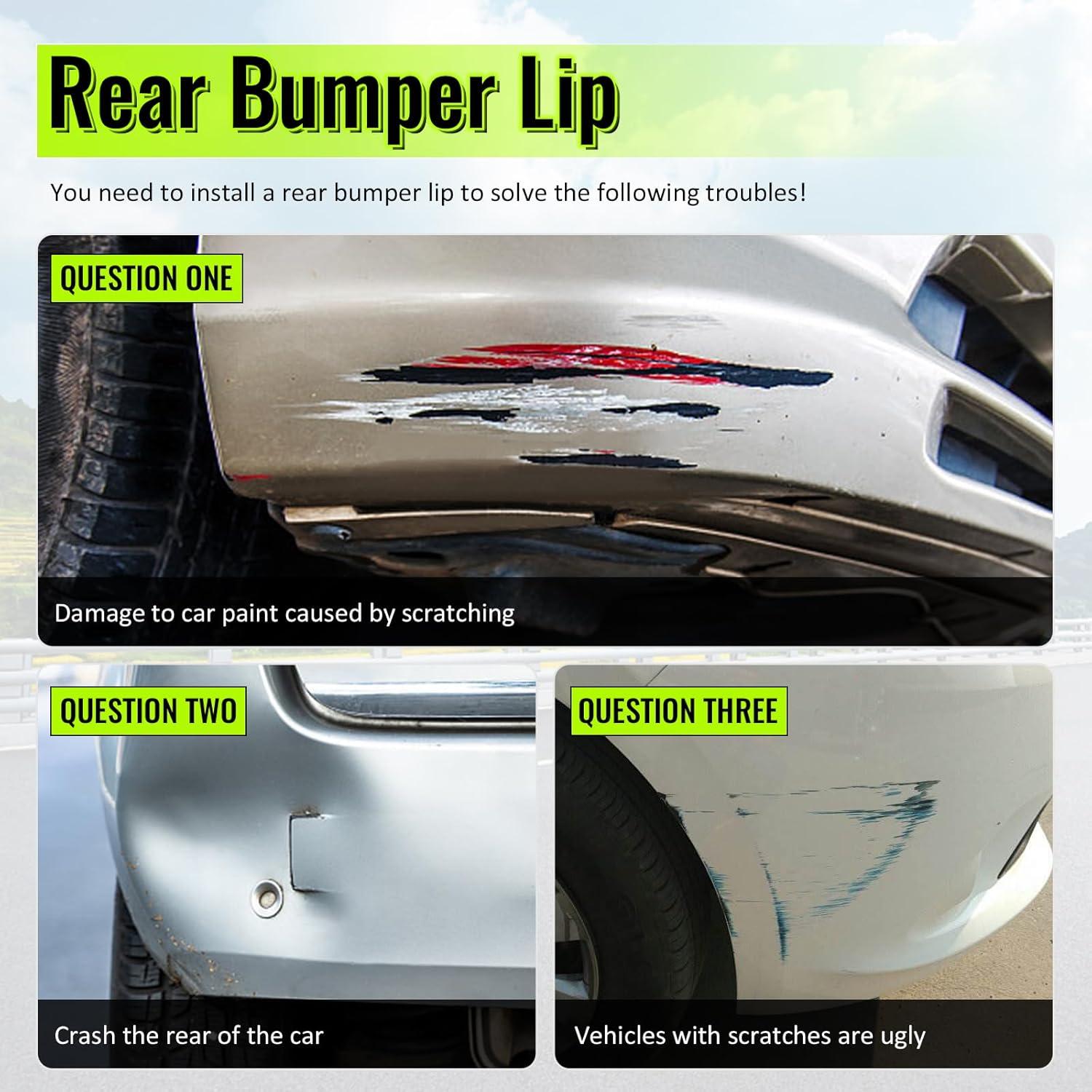 Labio Parachoques Trasero HYPER GLORY para BMW F10 2011-2015