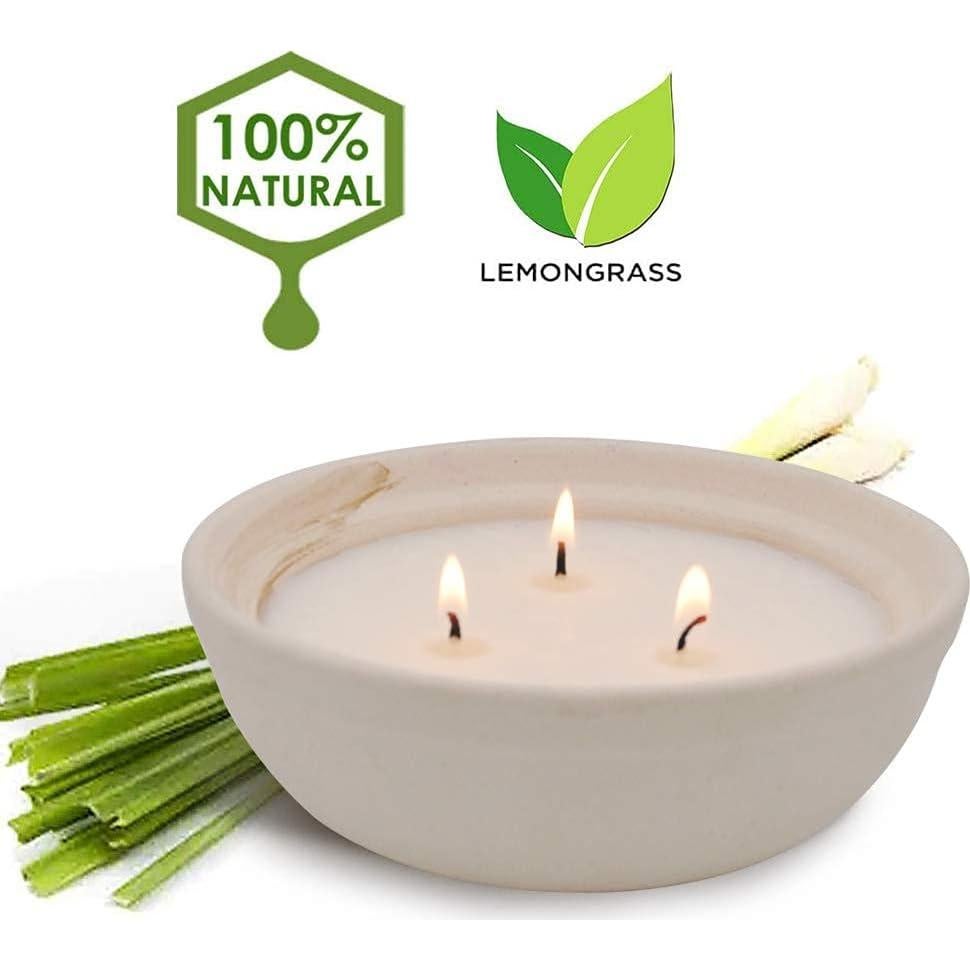 Vela de Citronela Winbattle en Cerámica Gruesa 14.9x8.9cm