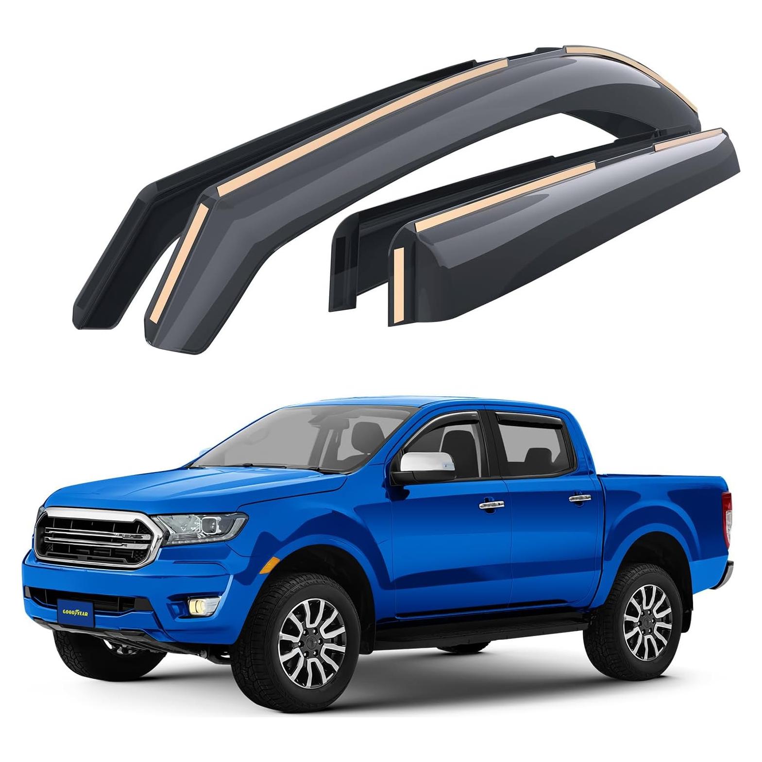 Deflectores de Ventana Goodyear GY003449LP para Ford Ranger 2019-2023