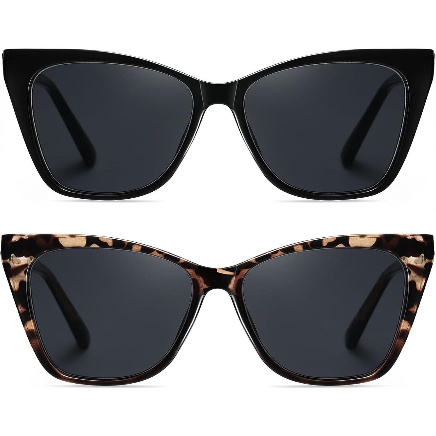 Gafas de lectura LKEYE estilo gato ojo 4.0D solares