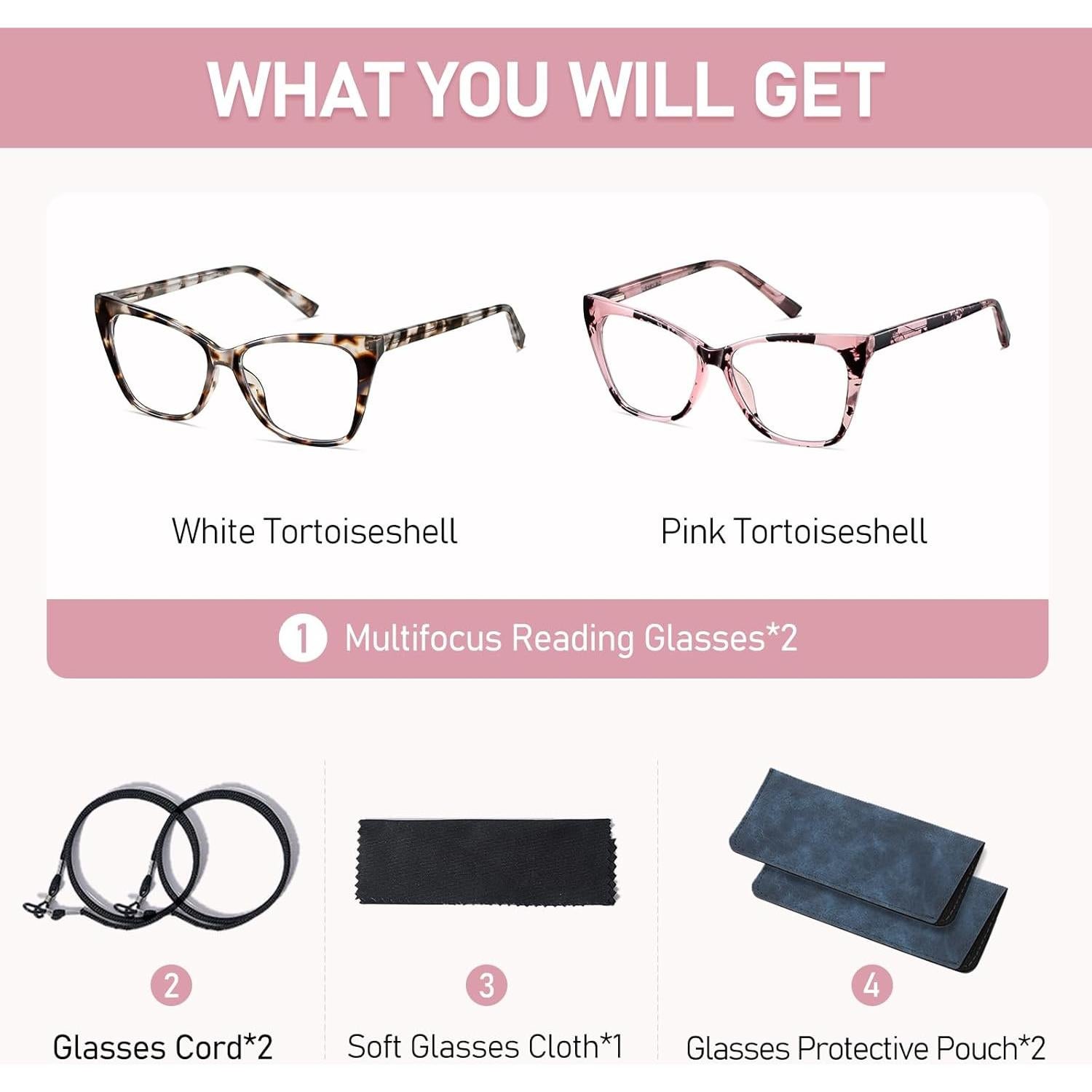 Gafas de lectura LKEYE estilo gato ojo 4.0D grandes UV400