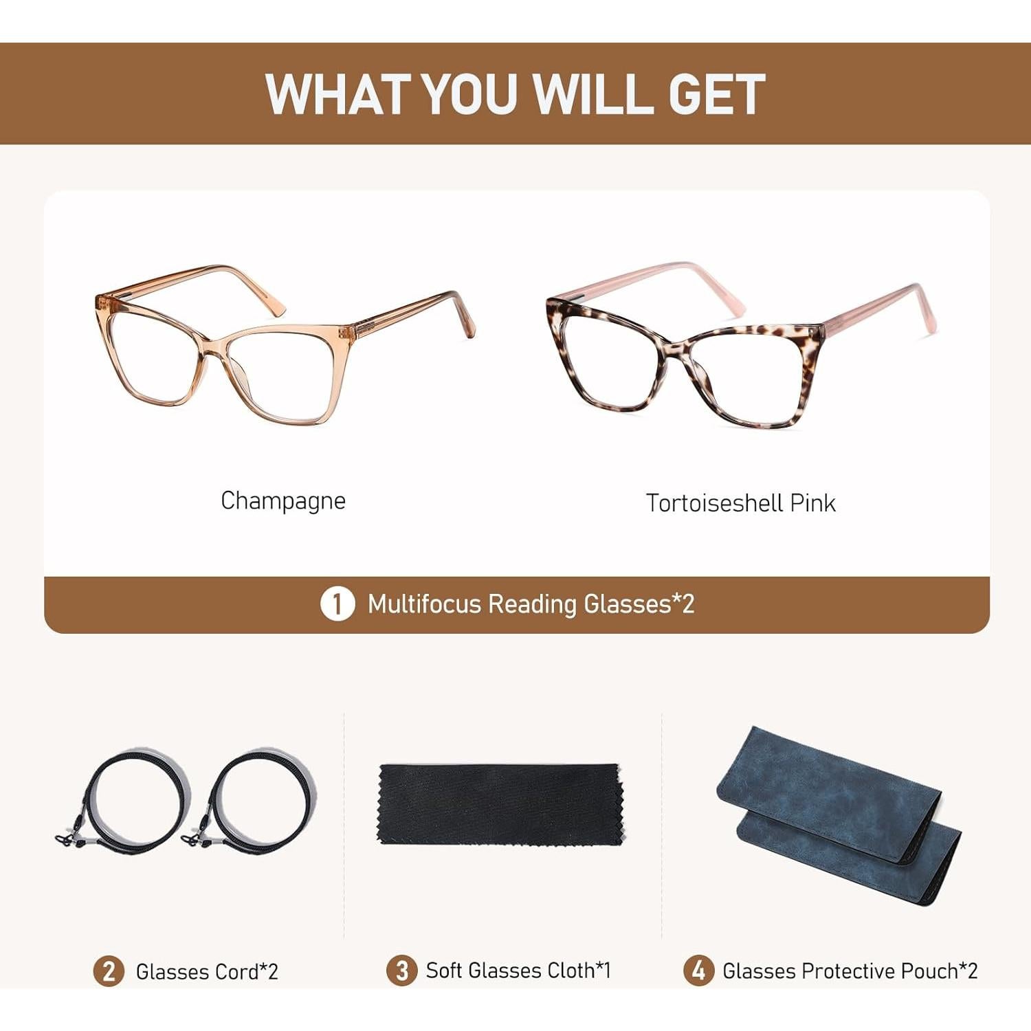 Gafas de lectura LKEYE ojo de gato 4.0D anti-luz azul