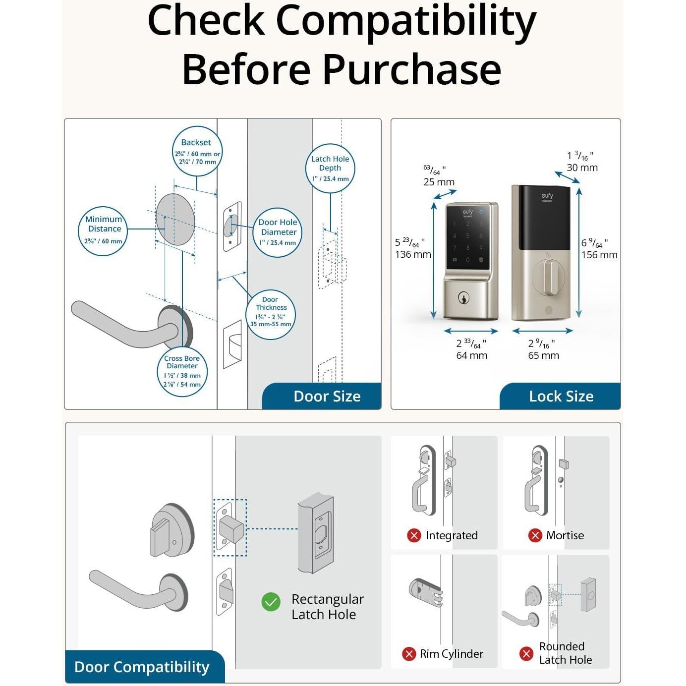 Cerradura Inteligente eufy Security C210 WiFi con Teclado