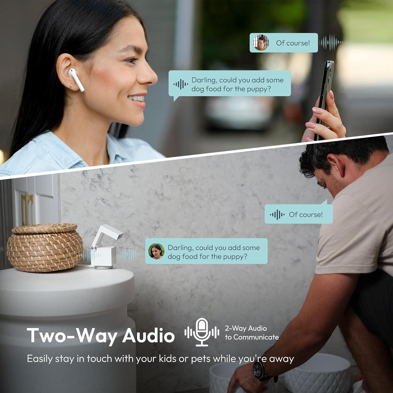 Cámara de Seguridad Psync Genie S 2.7K HD 32GB Zoom 6X