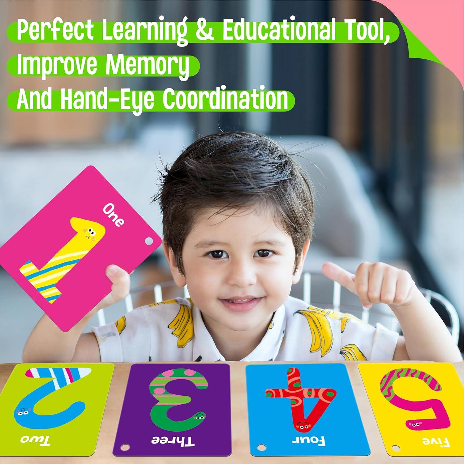 Tarjetas de Flash de Números 0-50 SpriteGru - Aprendizaje Divertido