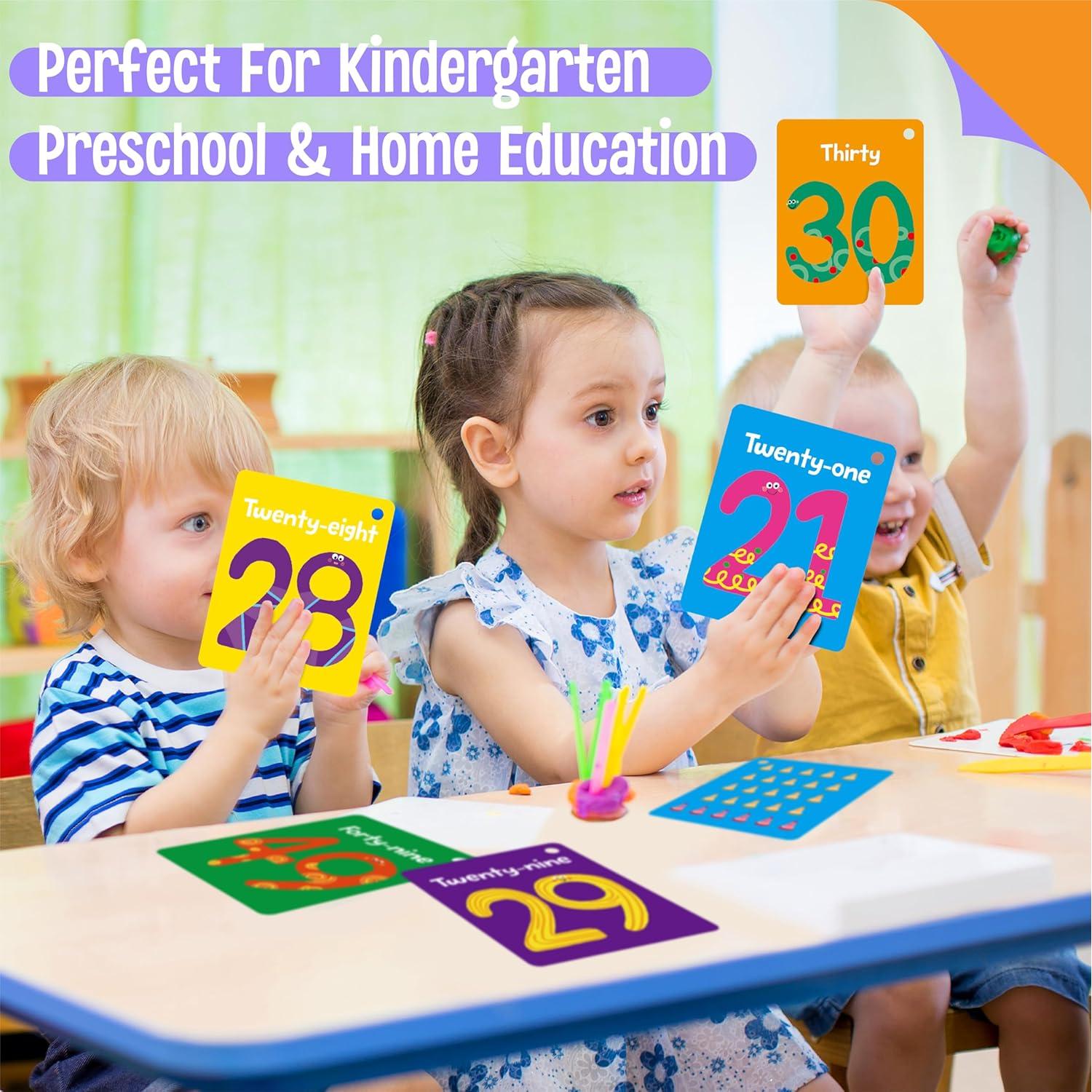 Tarjetas de Flash de Números 0-50 SpriteGru - Aprendizaje Divertido