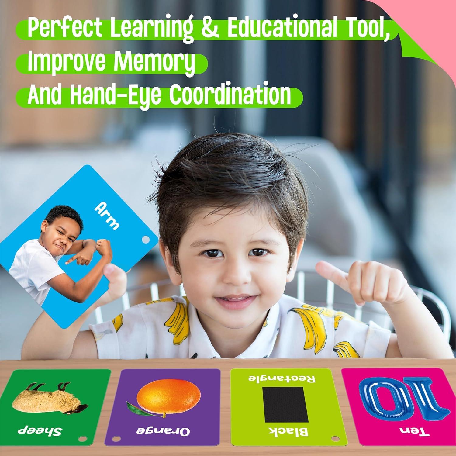 50 Tarjetas de Aprendizaje Temprano SpriteGru - Doble Cara