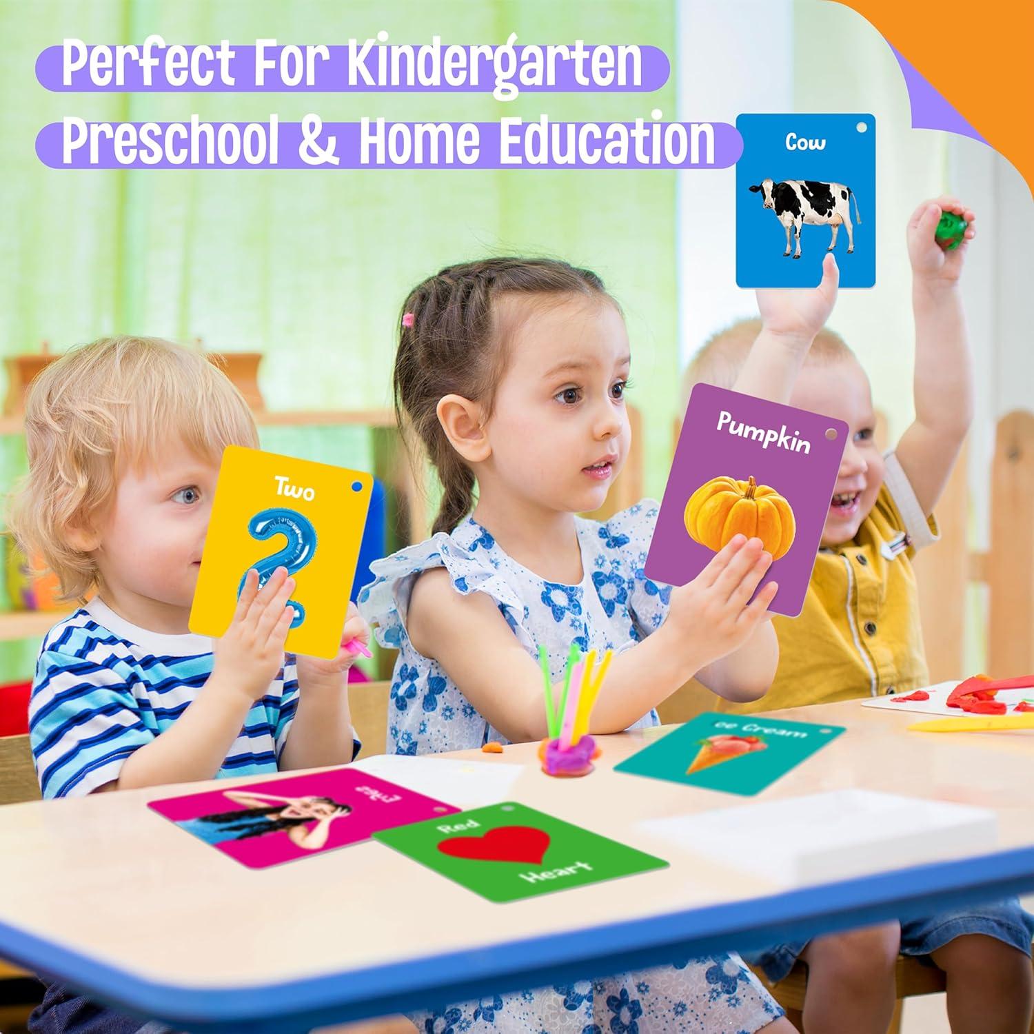 50 Tarjetas de Aprendizaje Temprano SpriteGru - Doble Cara