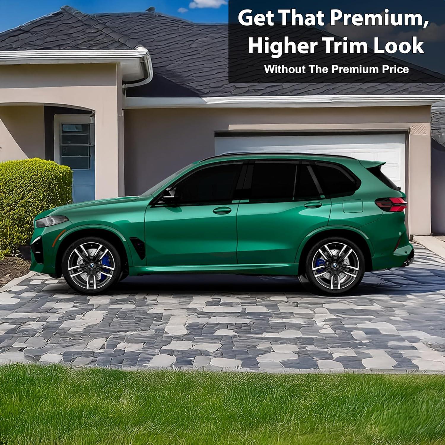 Eliminación de Cromo Ventana Lateral BMW X5 2019-2025 Negro Brillante