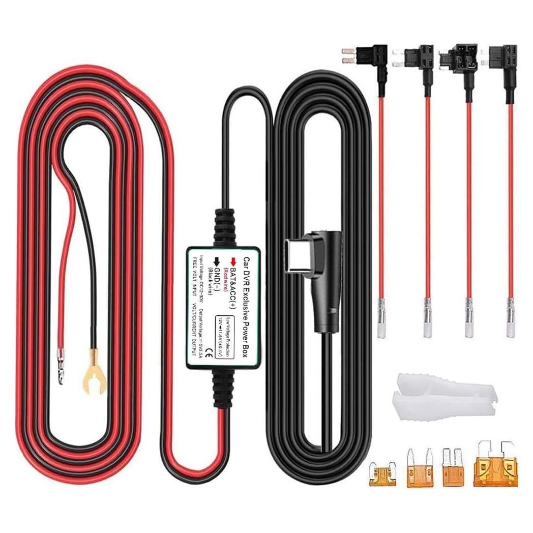 Kit de Cableado Duro USB Tipo C 3.2m para Cámara de Tablero