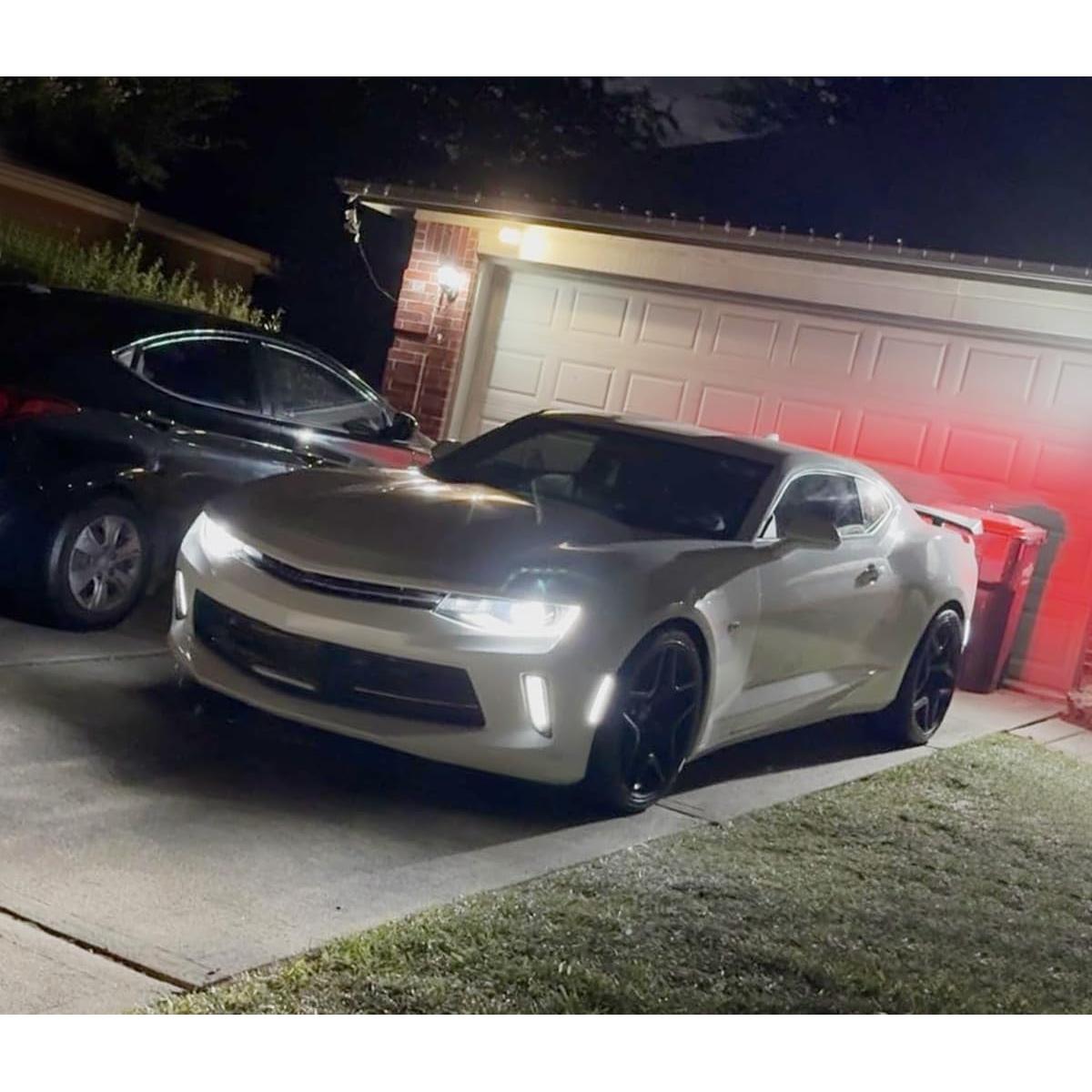 Luz de Marcador Lateral LED iJDMTOY Ahumada para Chevy Camaro 2016-2023