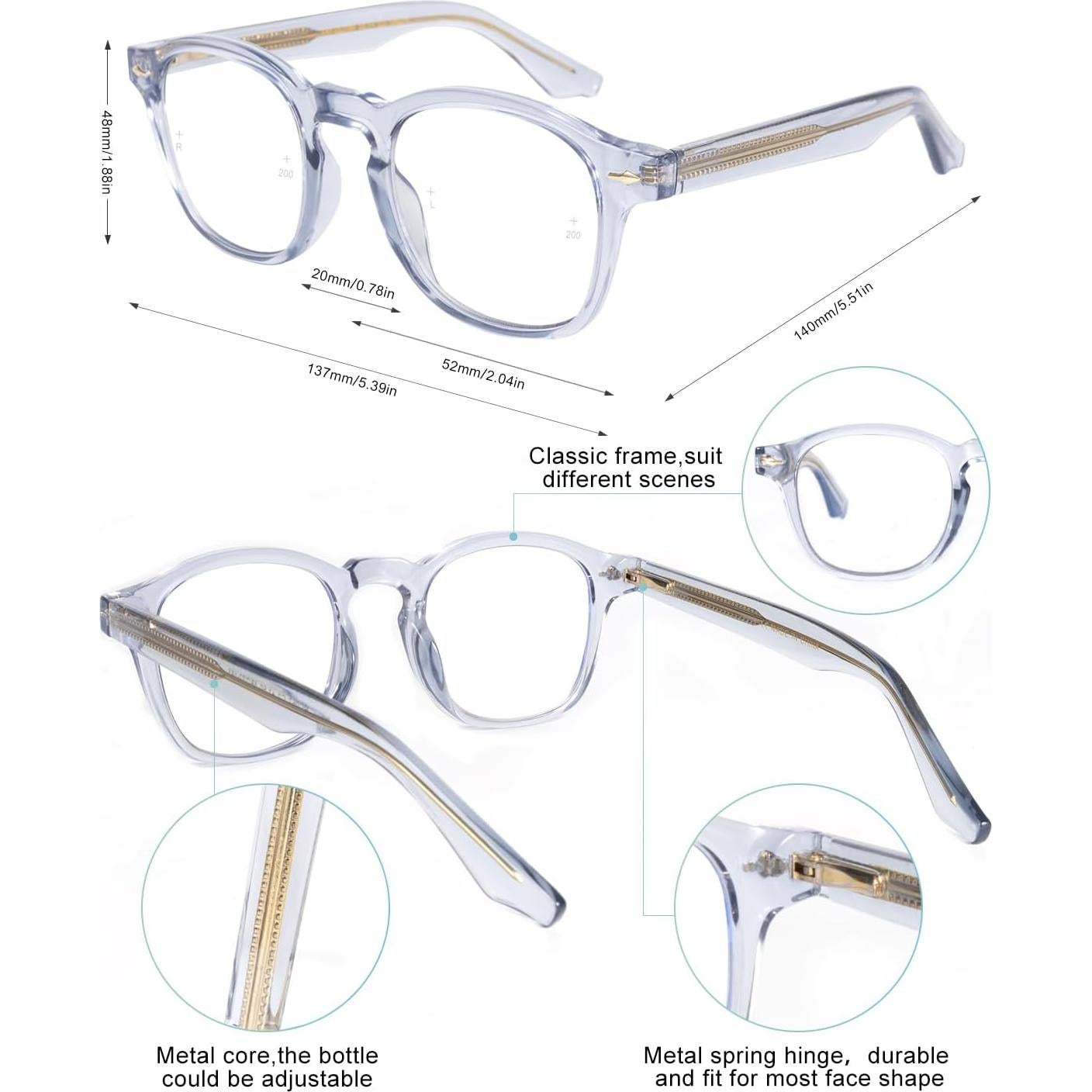 Gafas de Lectura Progresivas OKH Multifocales Anti Luz Azul