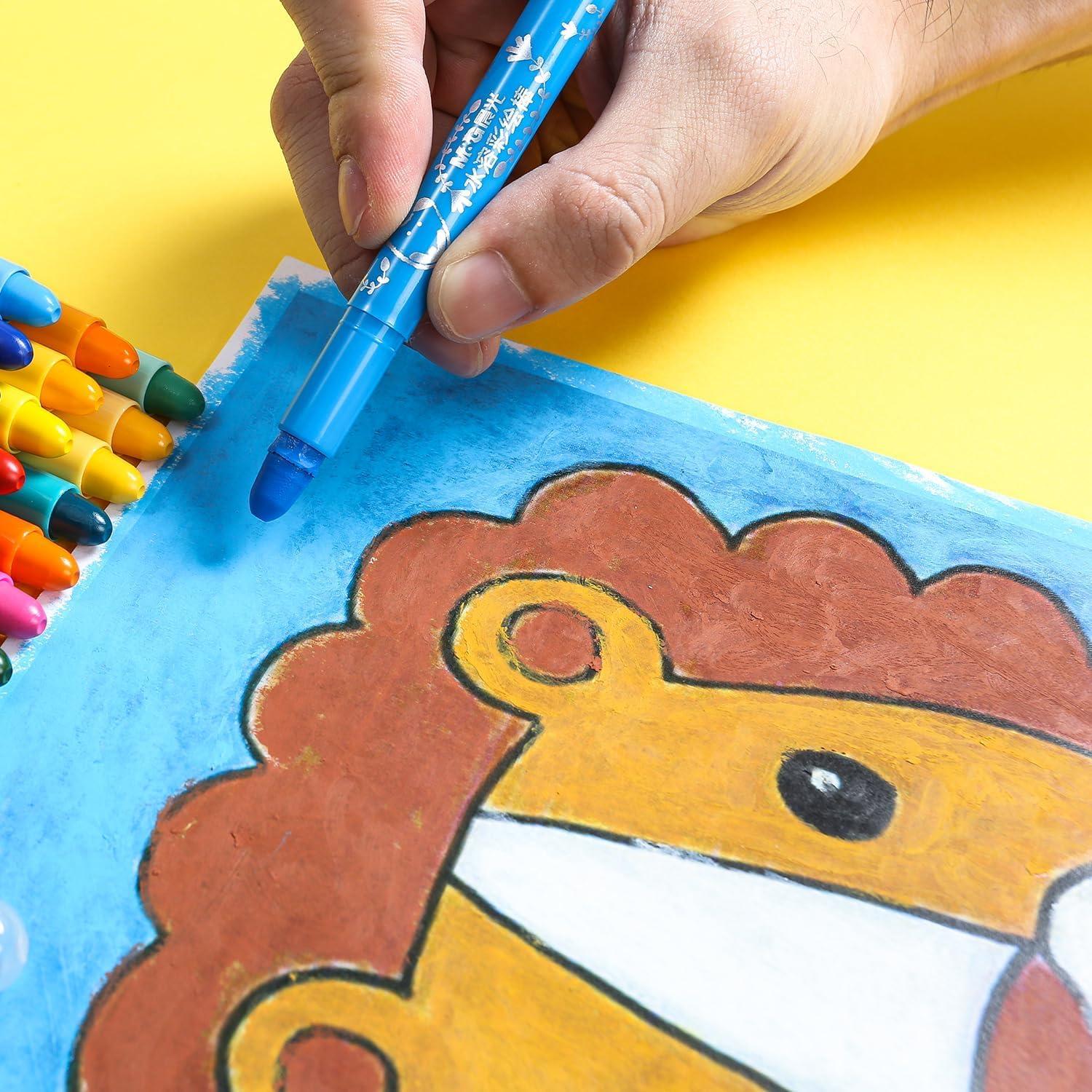 Palitos de Pintura Tempera M&G 12 Colores Lavables para Niños