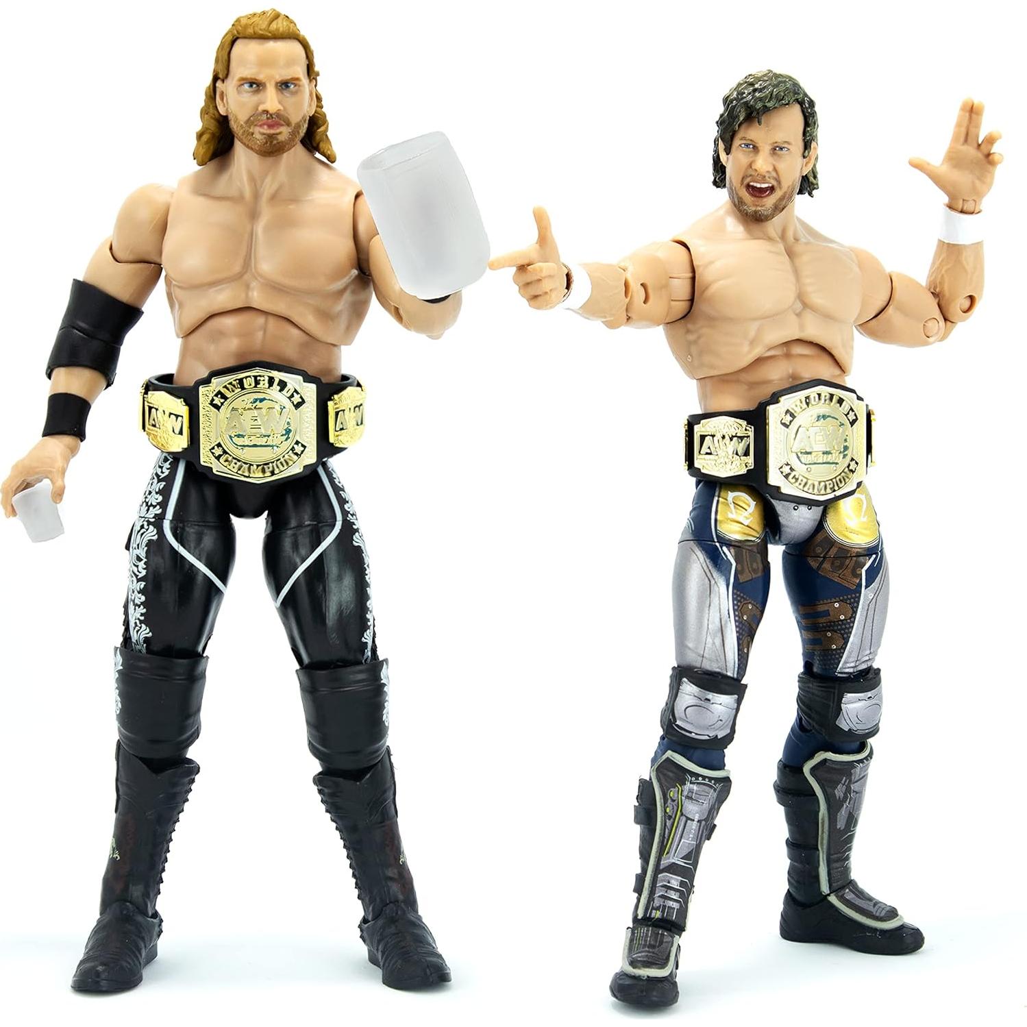 Figuras de Acción AEW Kenny Omega y Hangman Page - 2 Piezas