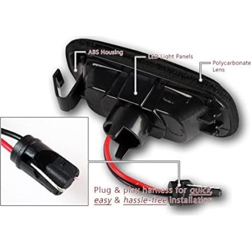 Luces de Marcador Lateral Delantero HYPERSPEED para Audi A3 A4 A6