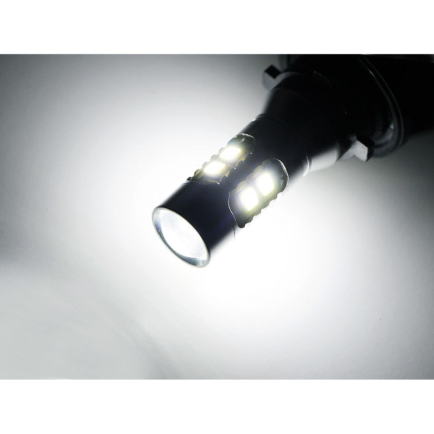 Bombillas LED iJDMTOY PH24WY 12272 Xenon Blanco - 2 Unidades