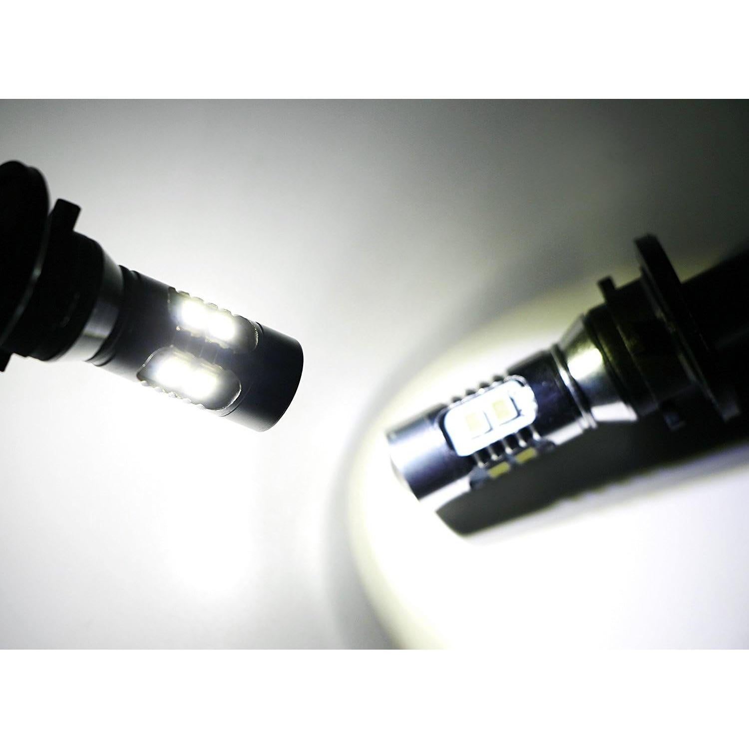 Bombillas LED iJDMTOY PH24WY 12272 Xenon Blanco - 2 Unidades