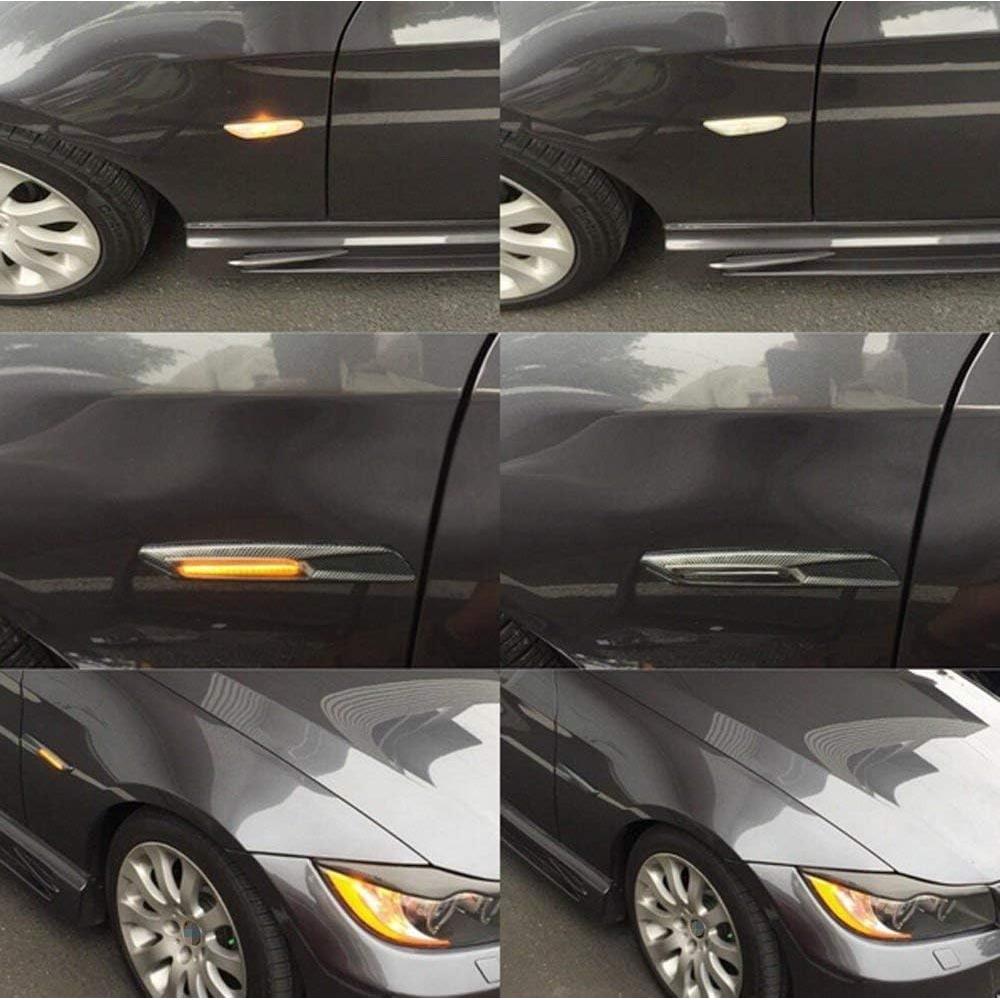 Kit Luz Marcador Lateral LED iJDMTOY Negro para BMW 1 3 5 Series