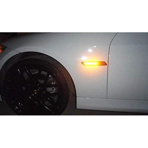 Kit Luz Marcador Lateral LED iJDMTOY Negro para BMW 1 3 5 Series