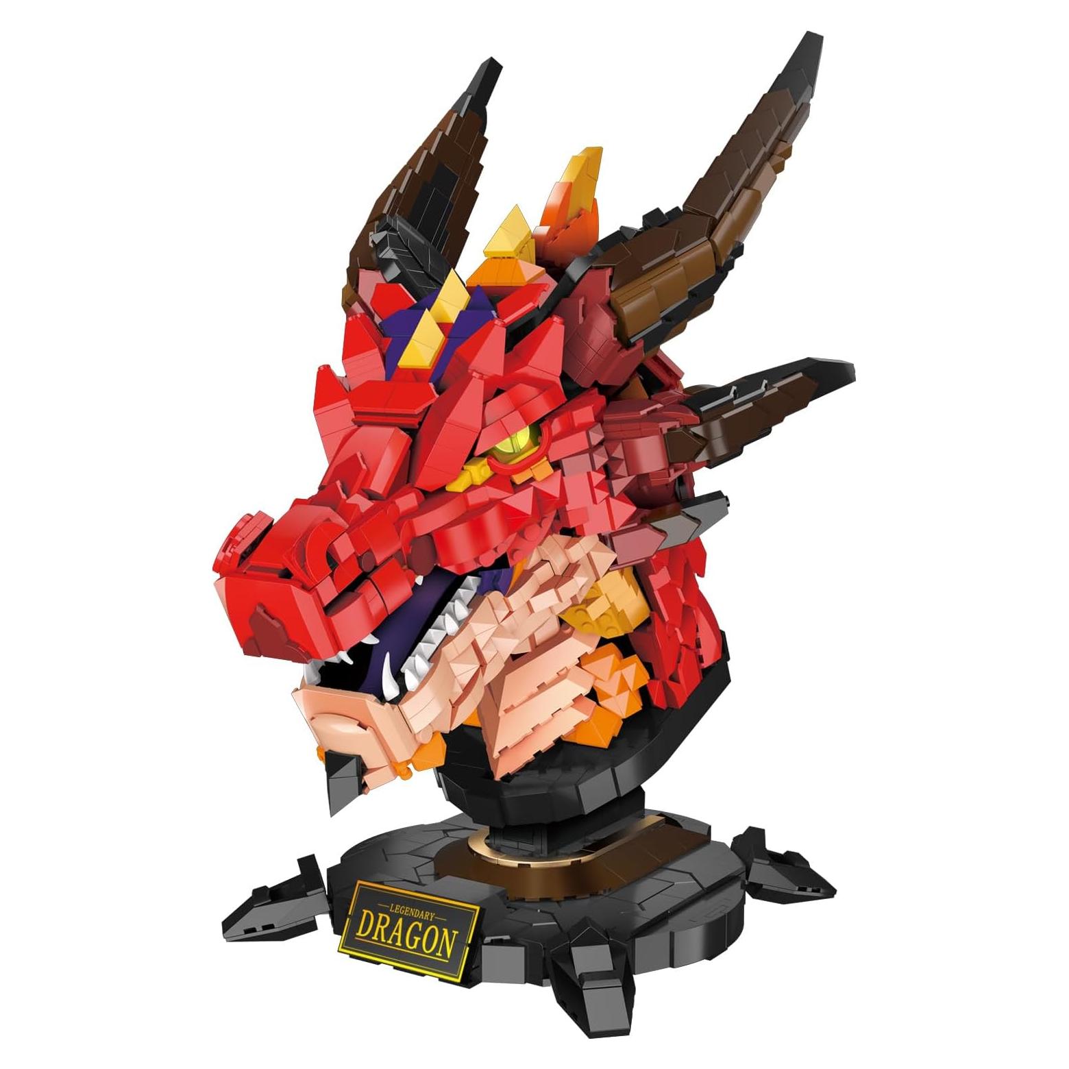 Set de Construcción Dragón de Fuego - 2713 Piezas