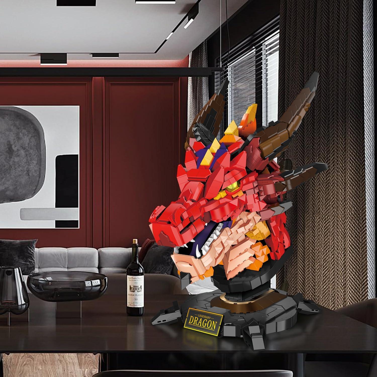 Set de Construcción Dragón de Fuego - 2713 Piezas