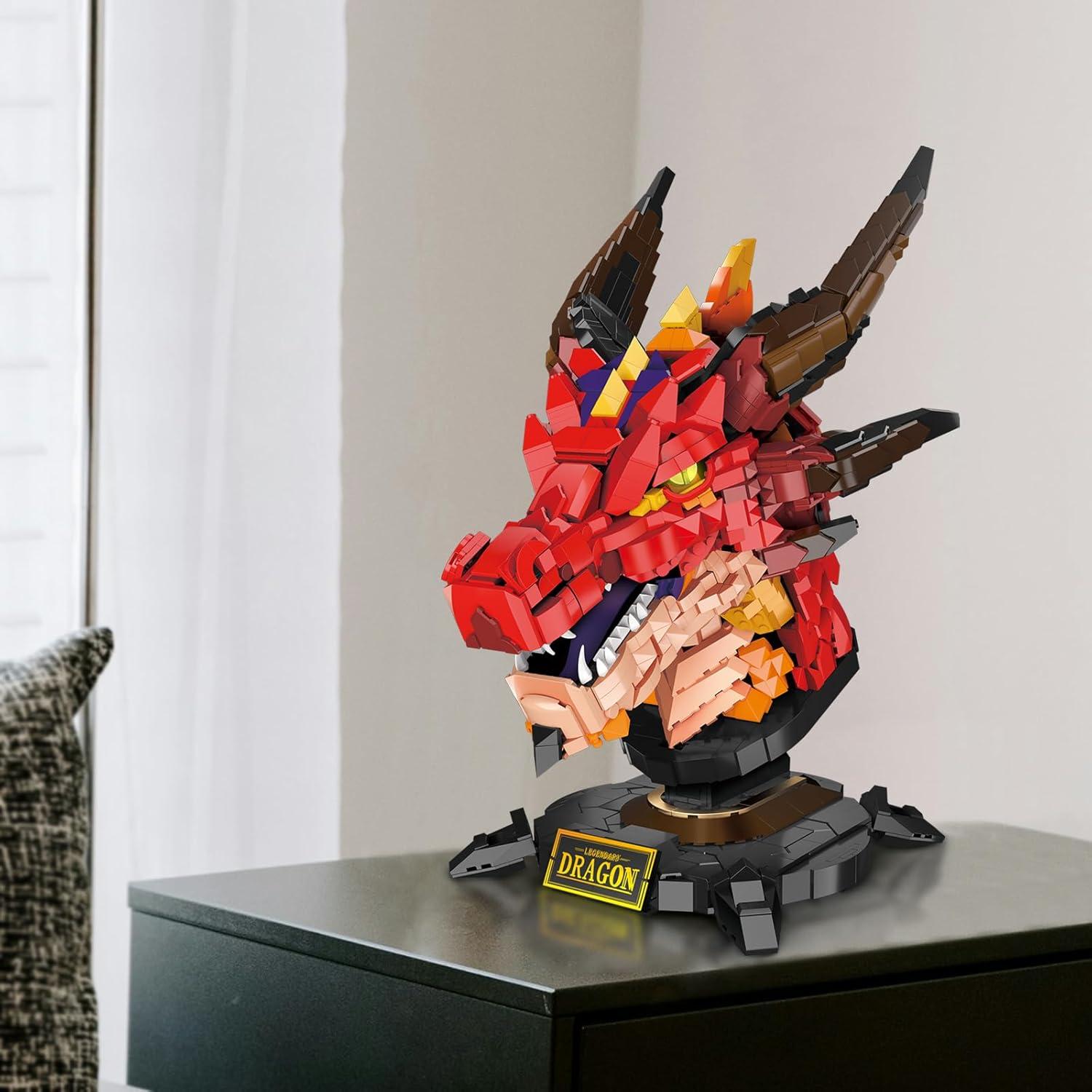 Set de Construcción Dragón de Fuego - 2713 Piezas