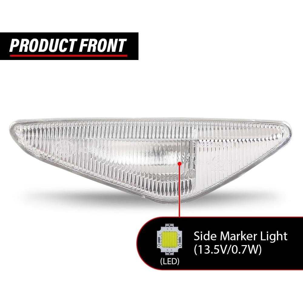 Luces de señal de giro frontal y marcador lateral DOTCOM BMW