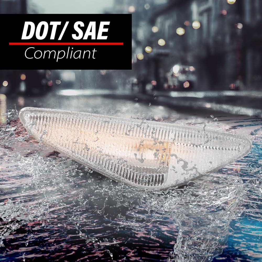 Luces de señal de giro frontal y marcador lateral DOTCOM BMW