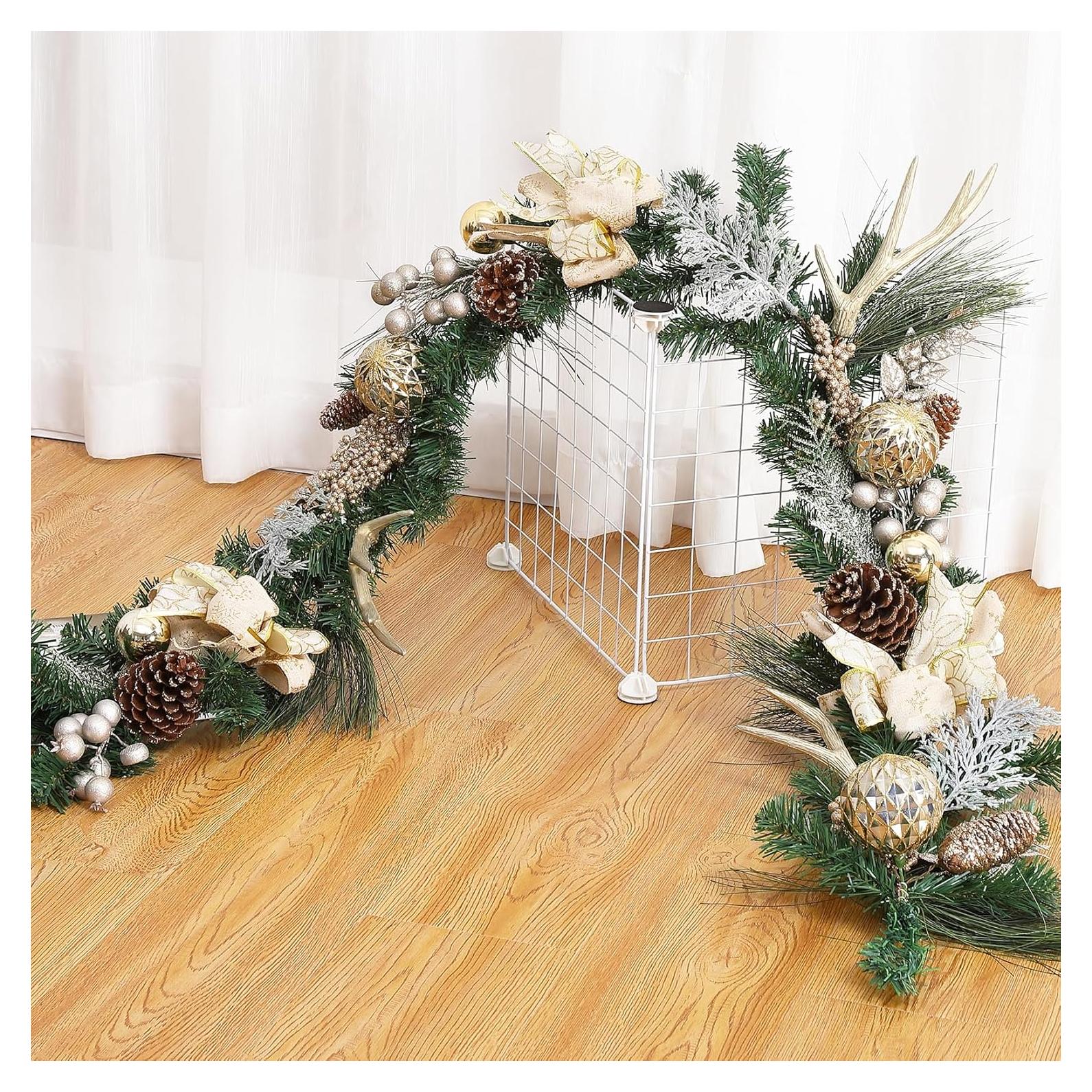 Guirnalda Navideña Preiluminada GarveeHome 182 cm 20 Luces LED