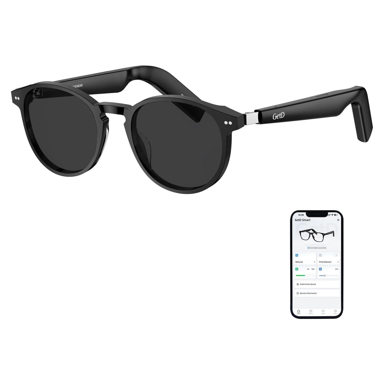 Gafas Inteligentes GetD con Bluetooth y Traducción AI
