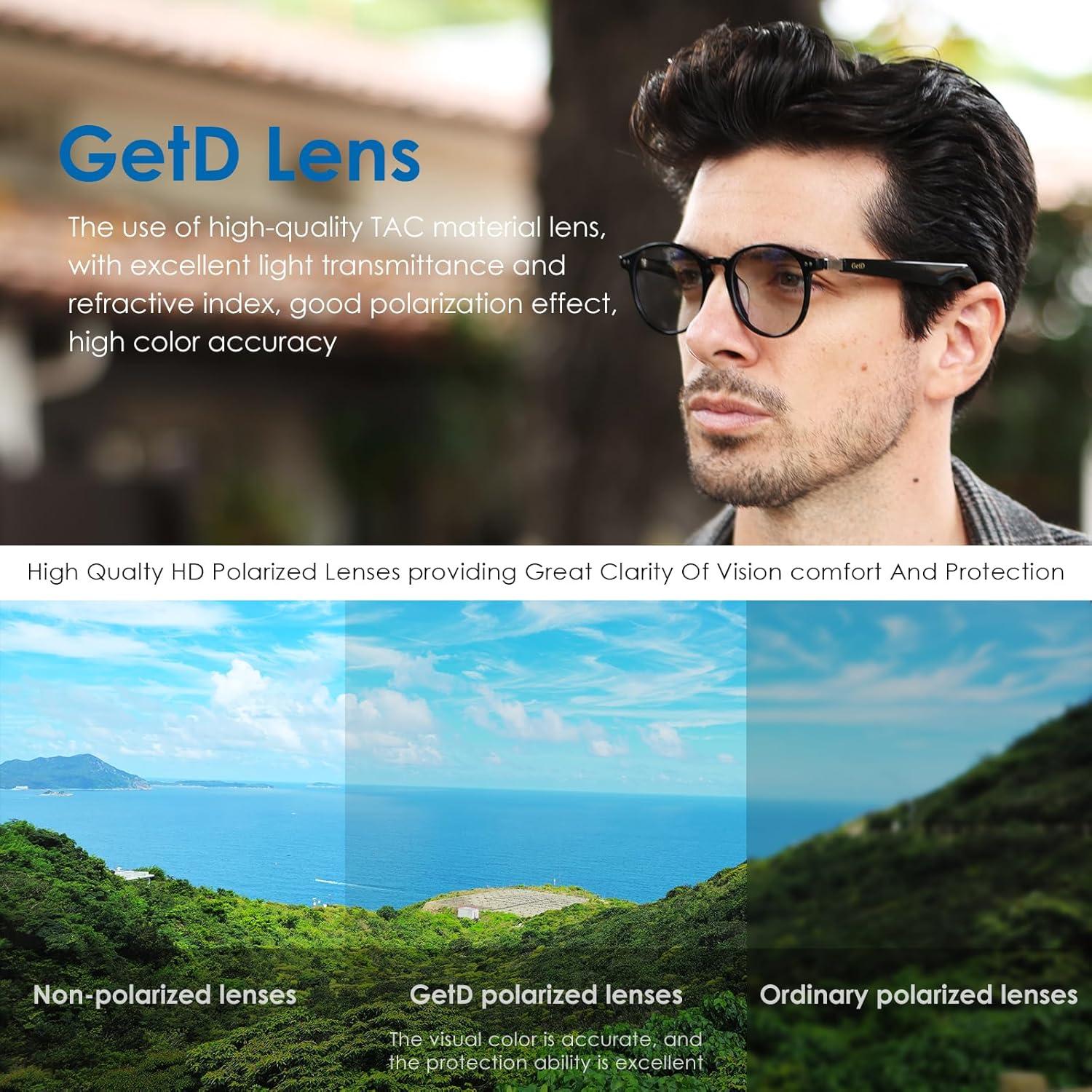 Gafas Inteligentes GetD Fotocromáticas Bluetooth 5.4