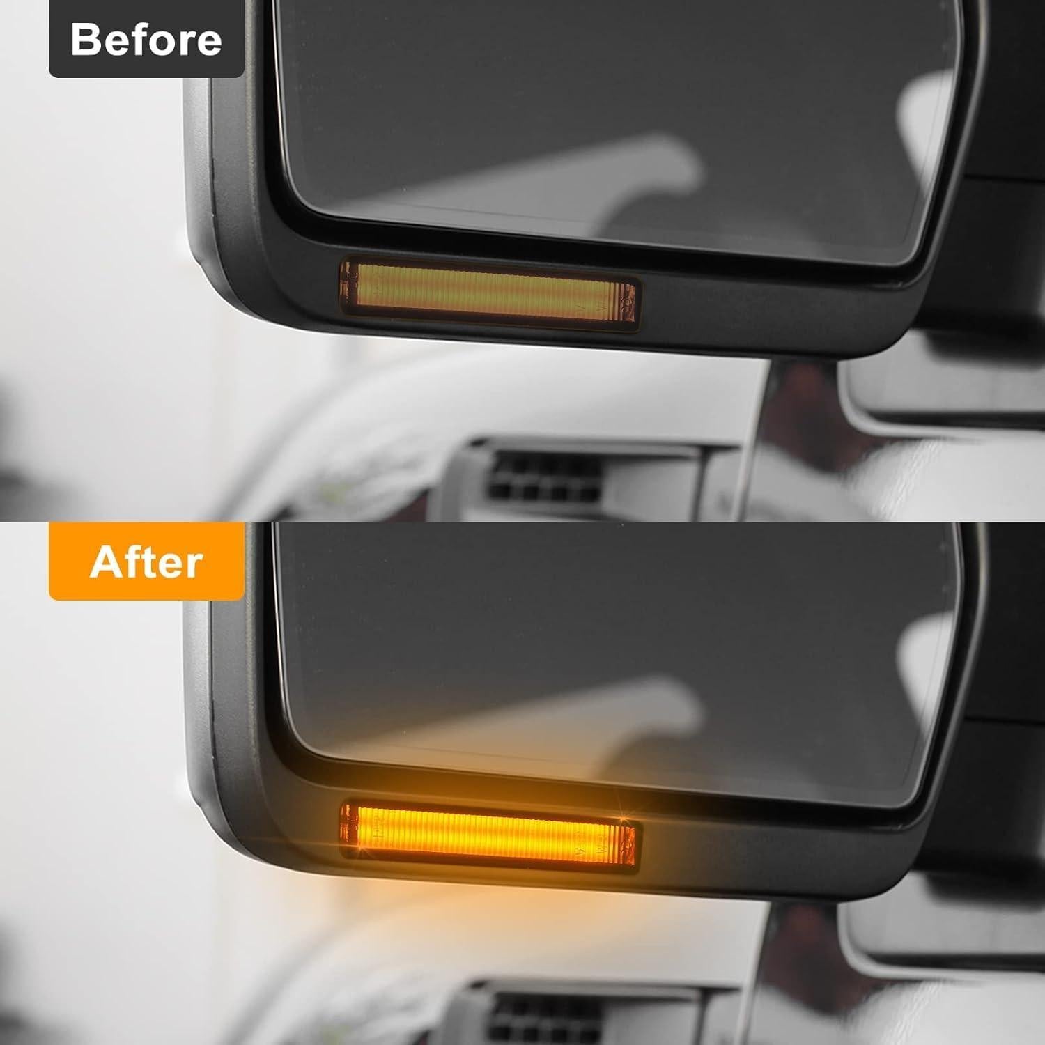 Luces de señal LED secuenciales Reinko para Ford F-150/Raptor 4Pcs