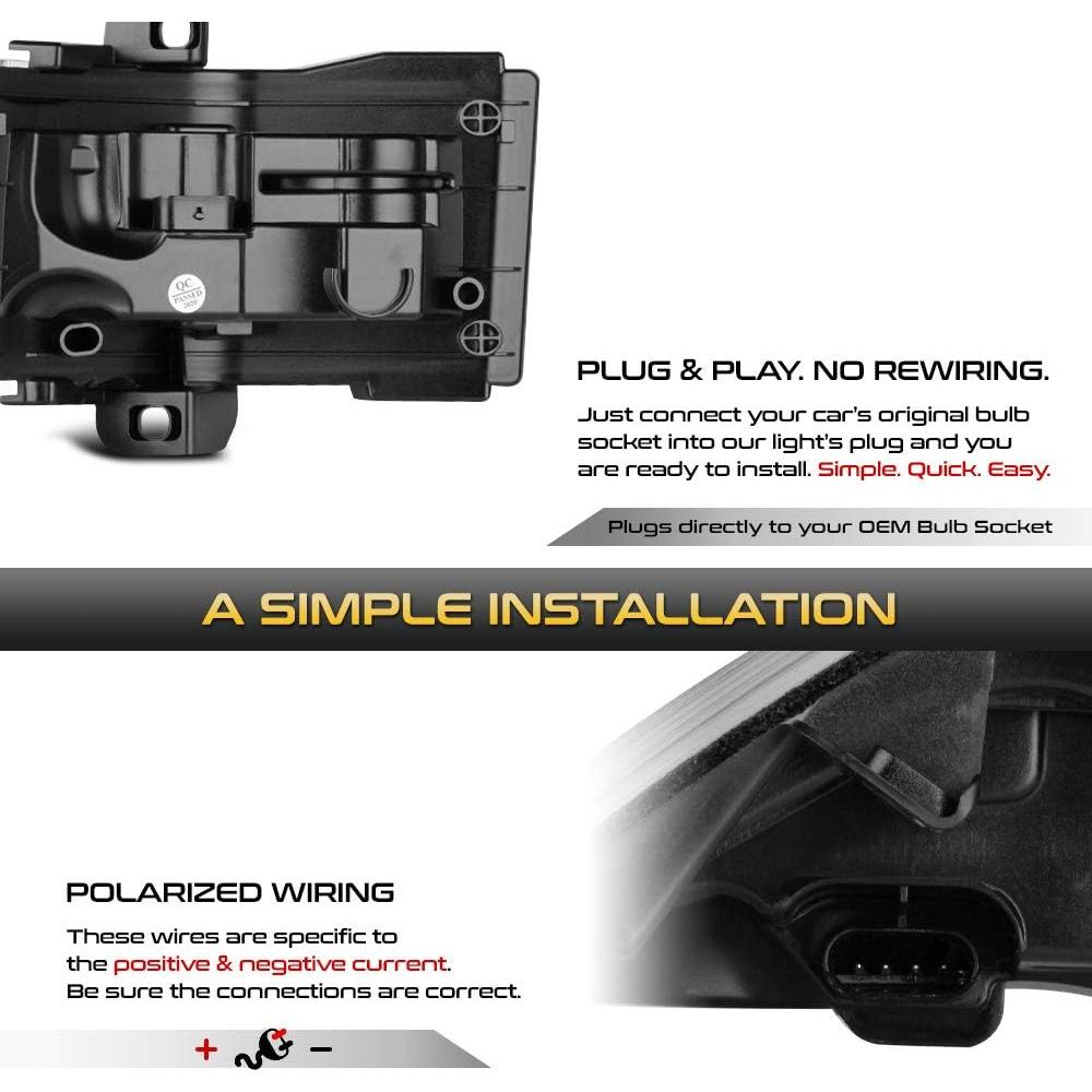 Luz de indicador de espejo lateral VIPMOTOZ para Ford F-Series 2017-2022
