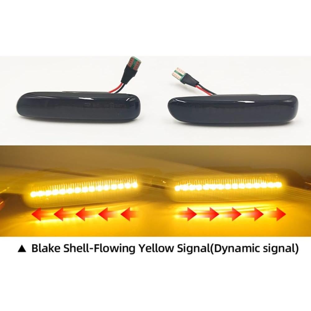 Luz de Marcador Lateral LED BAKUGO para BMW E46 - Humo - 2 Pcs