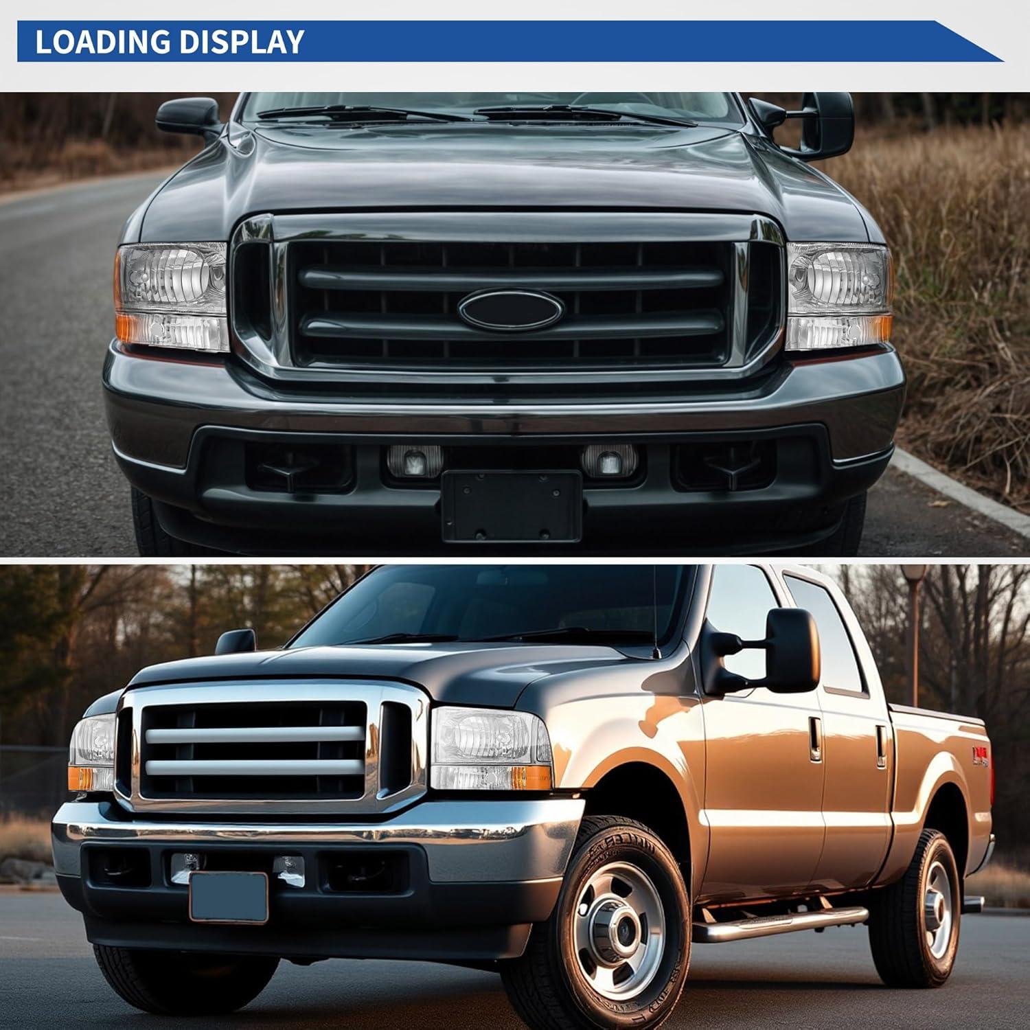 Faros OEDRO para Ford F250/F350/F450/F550 1999-2004