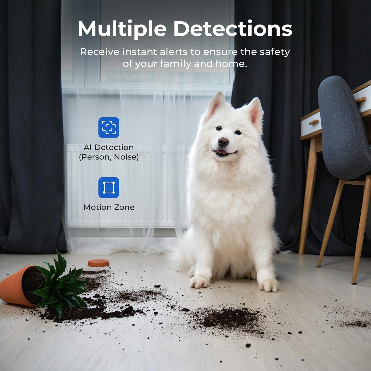 Cámara de Seguridad IMILAB C21 2.5K, 360° Interior WiFi