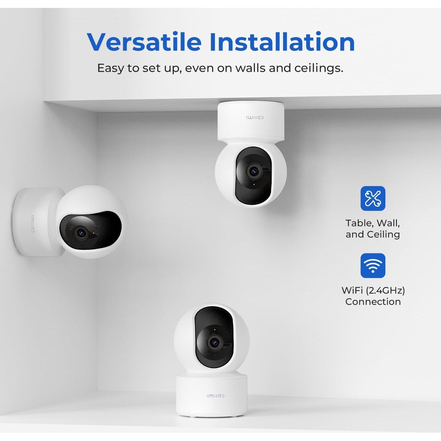 Cámara de Seguridad IMILAB C21 2.5K, 360° Interior WiFi