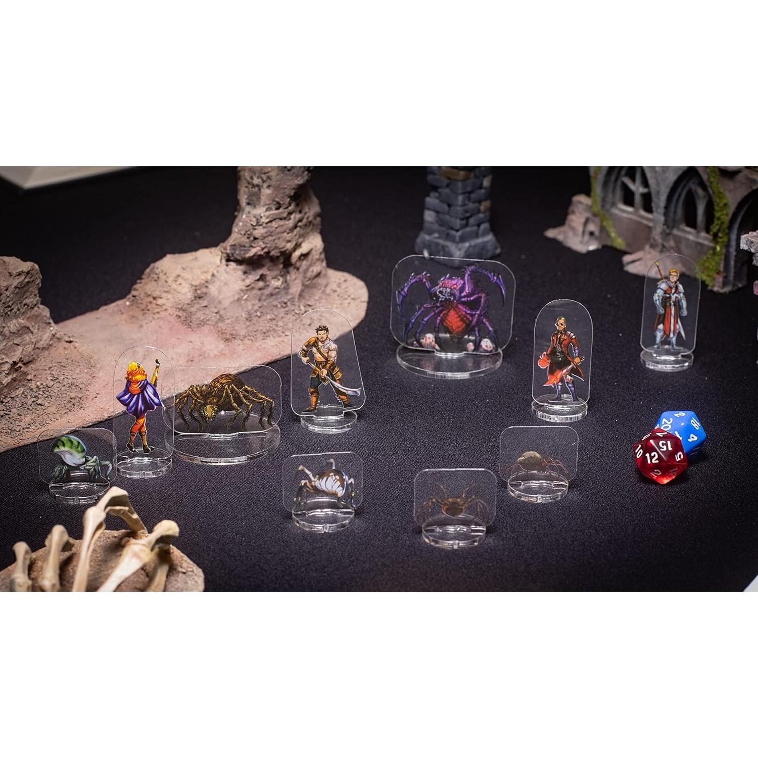 Conjunto de Miniaturas Planas Arcknight 167 Piezas D&D y Pathfinder