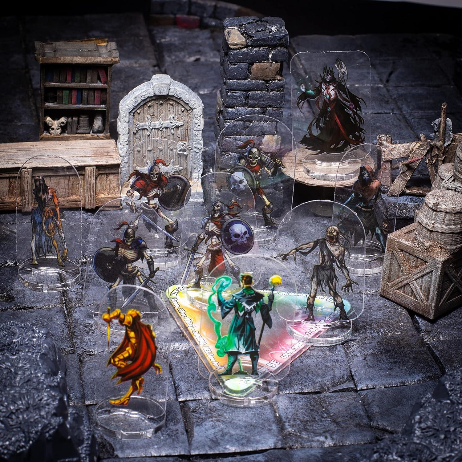 Conjunto de Miniaturas Planas Arcknight 167 Piezas D&D y Pathfinder