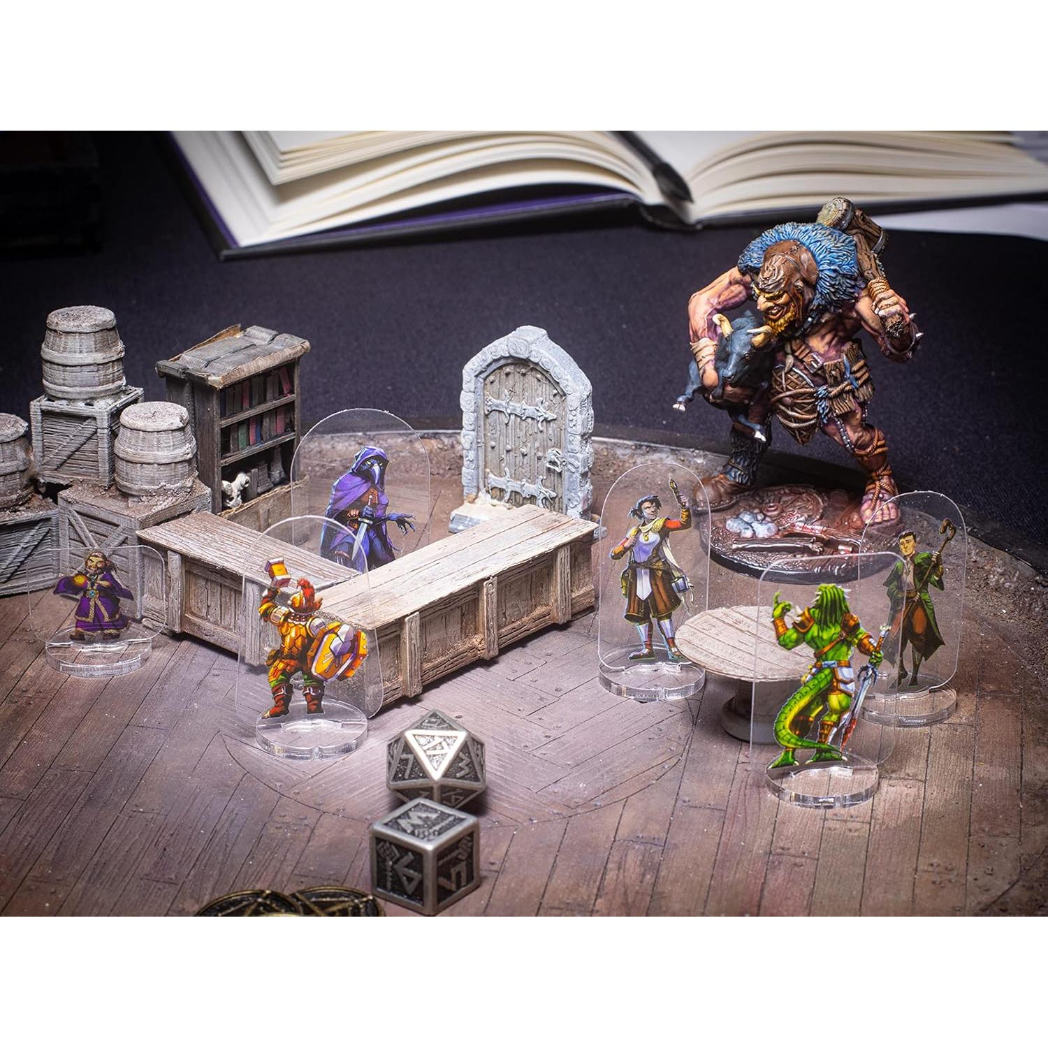Conjunto de Miniaturas Planas Arcknight 167 Piezas D&D y Pathfinder